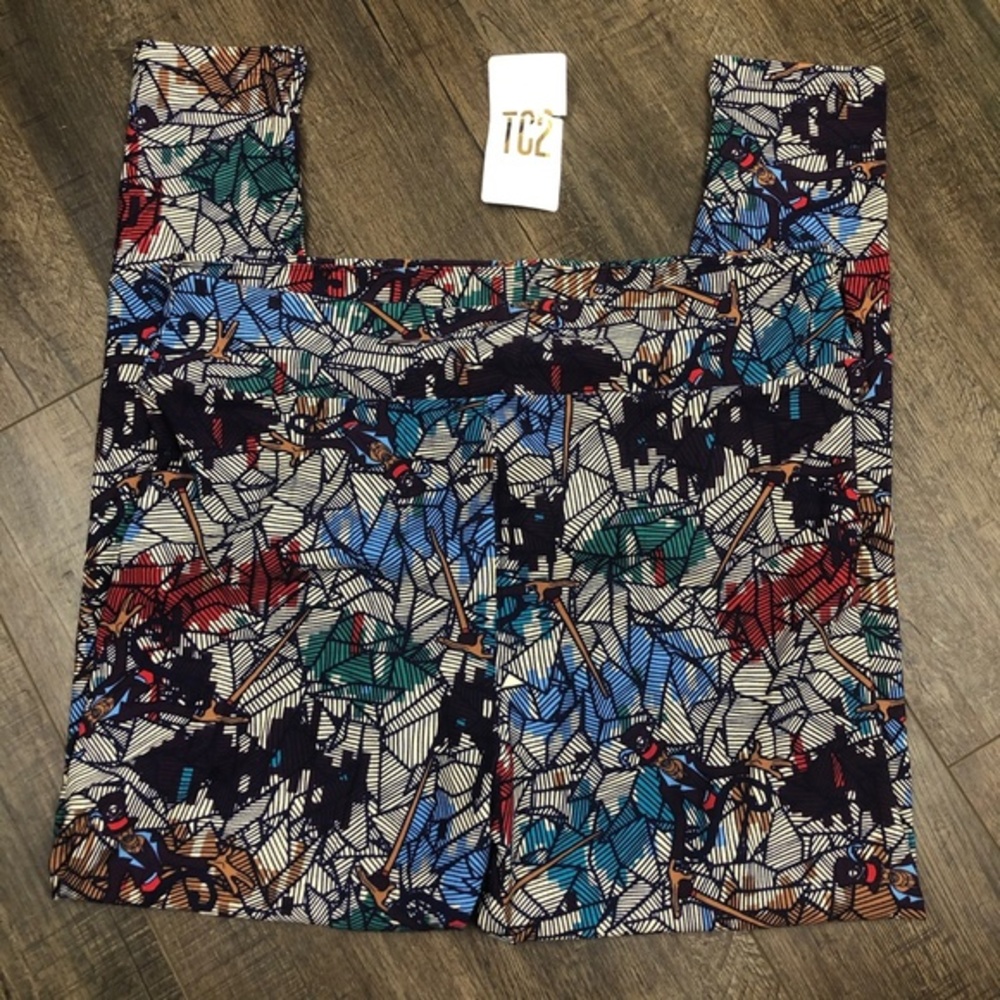 NWOT Disney LuLaRoe Facilier Patterned Leggings